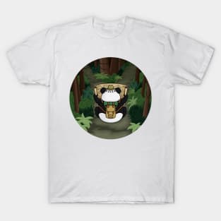 Panda Adventuring in the Jungle T-Shirt